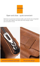 Men Luxury Leather Multifunction Wallet b-597233 - TUZZUT Qatar Online Shopping