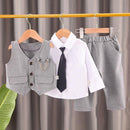 Boys 3-Pieces Set Suit Tie Clothes  1522632 - TUZZUT Qatar Online Shopping