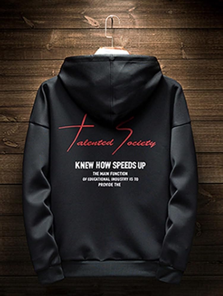 Men's Print Long Sleeve Hoodie S5063238 Men's Print Long Sleeve Hoodie S5063238