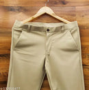 Men Smart Slim Fit High-Rise Formal Trousers   ZD88 - TUZZUT Qatar Online Shopping