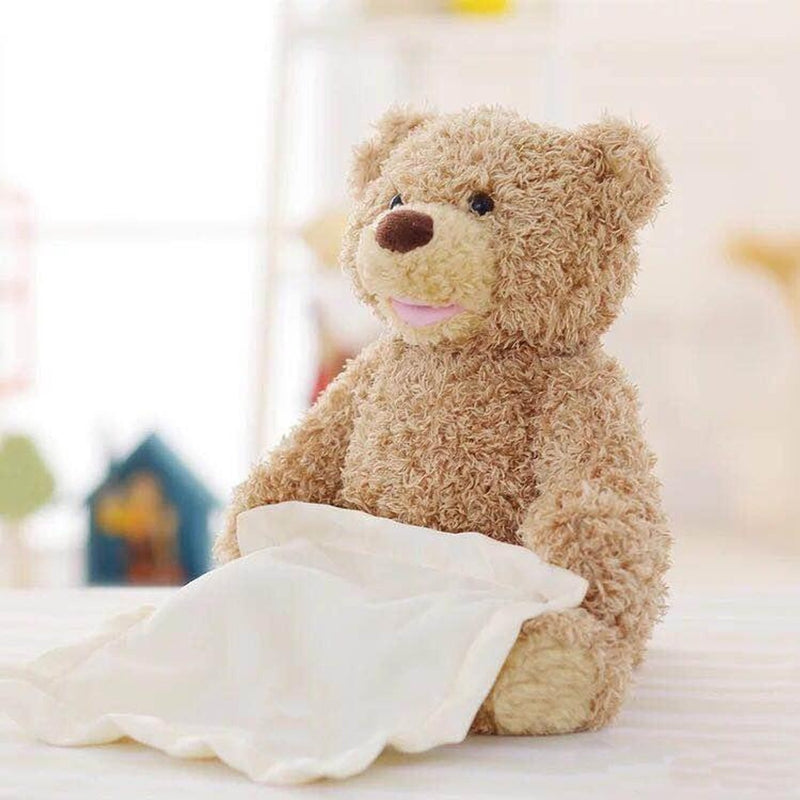 Peek A Boo Bear with Blanket Interactive Plush Teddy