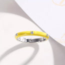 1pc Fashion Multicolor Silver Rings Women S3669672(Size8