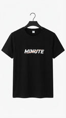 MINUTE Black Tshirt TS07
