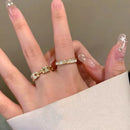 2pcs Women's Rings 591513 - TUZZUT Qatar Online Shopping