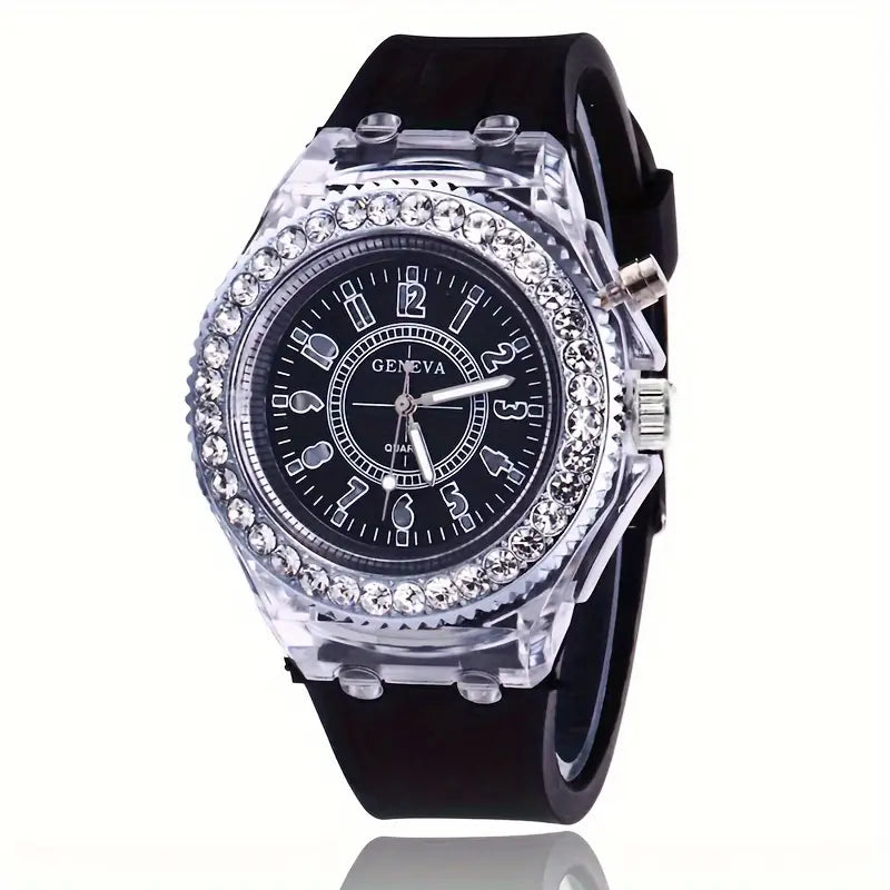LED Luminous Colorful Lights Watch S4791301
