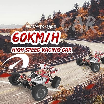 Goolsky XKS 144001 RC Car 60km/h High Speed 1/14 2.4GHz RC Buggy 4WD Racing Off-Road Drift Car RTR S4227682