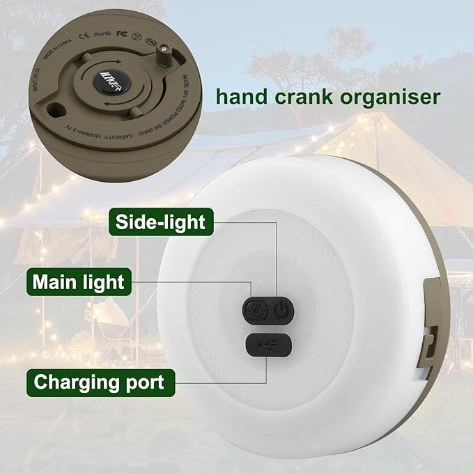 Litinliv Retractable Camping String Lights 10M - TUZZUT Qatar Online Shopping