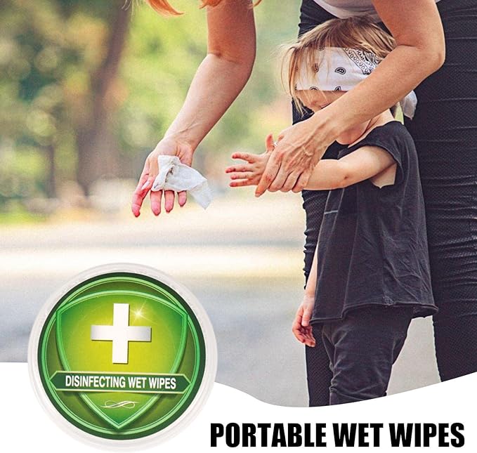 50 Pcs Push-Style Compressed Disinfecting Wet Wipes 50 Pcs Push-Style Compressed Disinfecting Wet Wipes