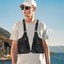 Men Retro Multi-pocket Phone Bag Chest Bags  B-366649 - TUZZUT Qatar Online Shopping