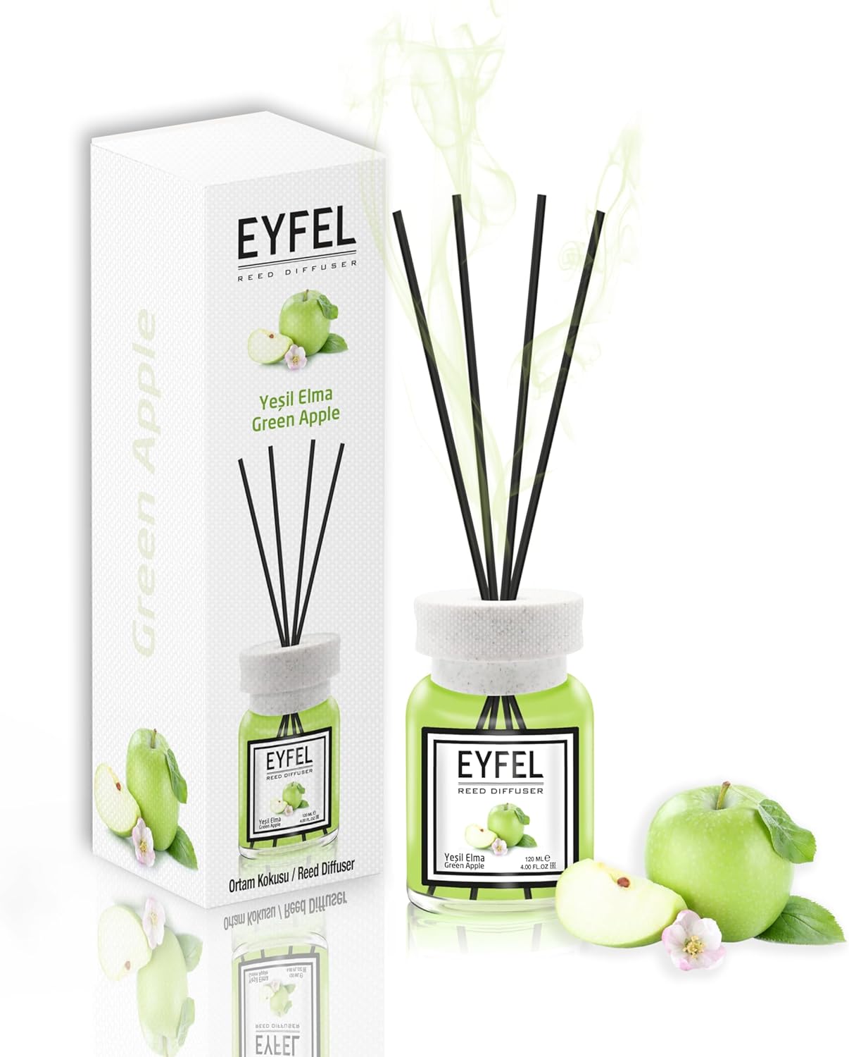 EYFEL Green Apple Reed Diffusers 120ml EYFEL Green Apple Reed Diffusers 120ml