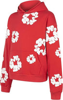 Denim Tears Tracksuit Red B-8476 - TUZZUT Qatar Online Shopping