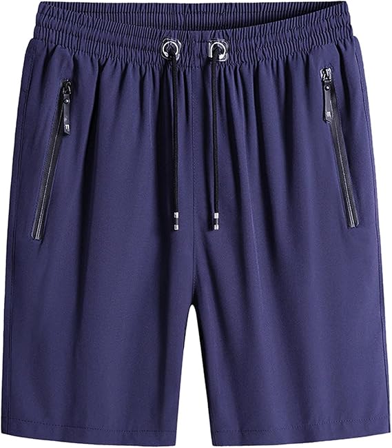 Men's Summer Dry Sports Ice Silk Shorts  001035013 - TUZZUT Qatar Online Shopping