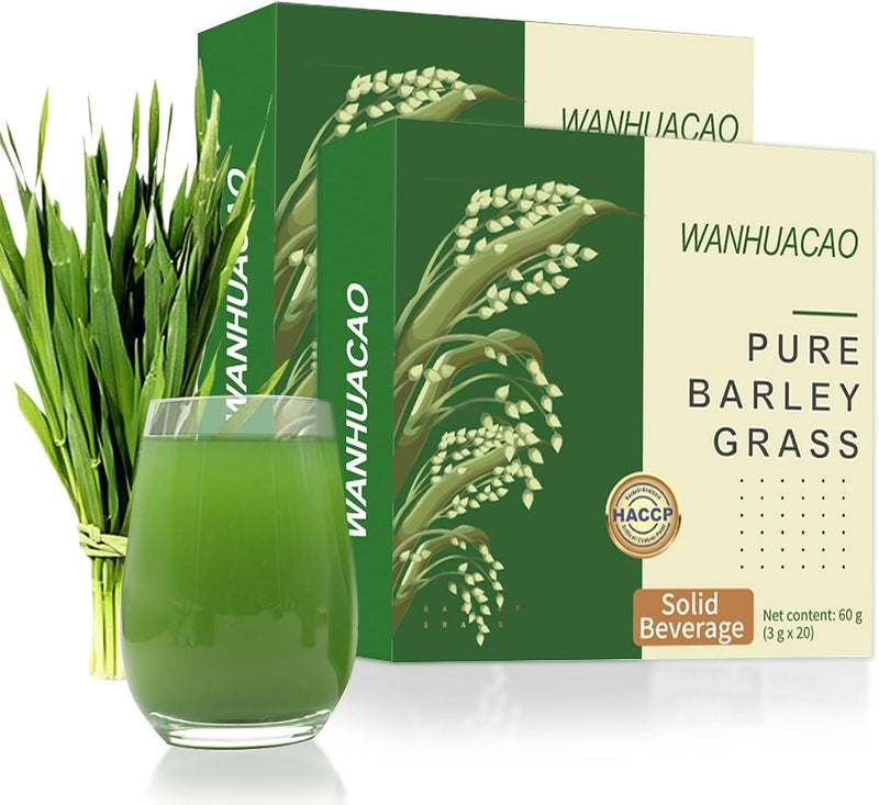 Pure Barley Grass Powder  Organic Solid Beverage 60g Pack (3g x 20 bags)