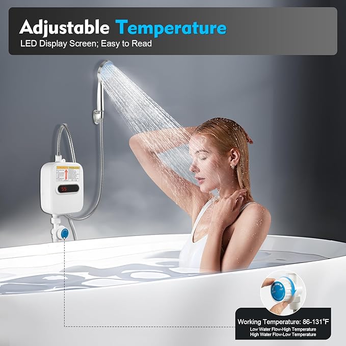 Instant Water Heater Shower 3500W RX-021 Instant Water Heater Shower 3500W RX-021