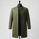 Longline Wool Blend Open Front Coat S4762281