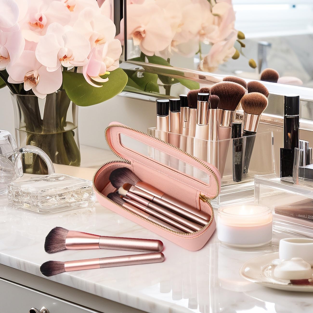 Portable transparent Makeup Bag Portable transparent Makeup Bag