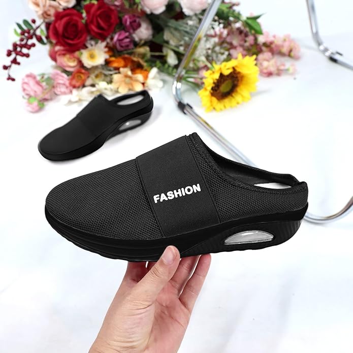 Women's Air Cushion Slip-On Walking Shoes 11780 - TUZZUT Qatar Online Shopping