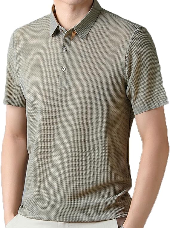 Summer New Men's Short Sleeve T-shirt Cool and Breathable POLO Shirt S013217- de288