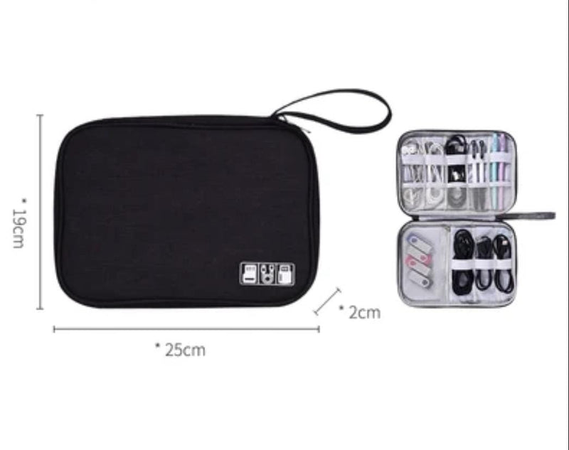 men/Womens Small Universal Cable Organizer Bag for Travel and Houseware Storage -  S4374926