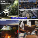 Rechargeable LED High Power Searchlight Metal 3 Mode Long Beam Flashlight Torch Max 8000 Lumens XM-LT6 - TUZZUT Qatar Online Shopping