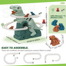 Dinosaur Climbing  Stair Toys Roller Coaster Toy with Music Light Educational Puzzle Playset