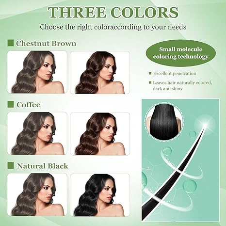 CORZEN Natural Plant Hair Dye,New Botanical Bubble Hair Dye 10ml 10Packs/Box CORZEN Natural Plant Hair Dye,New Botanical Bubble Hair Dye 10ml 10Packs/Box