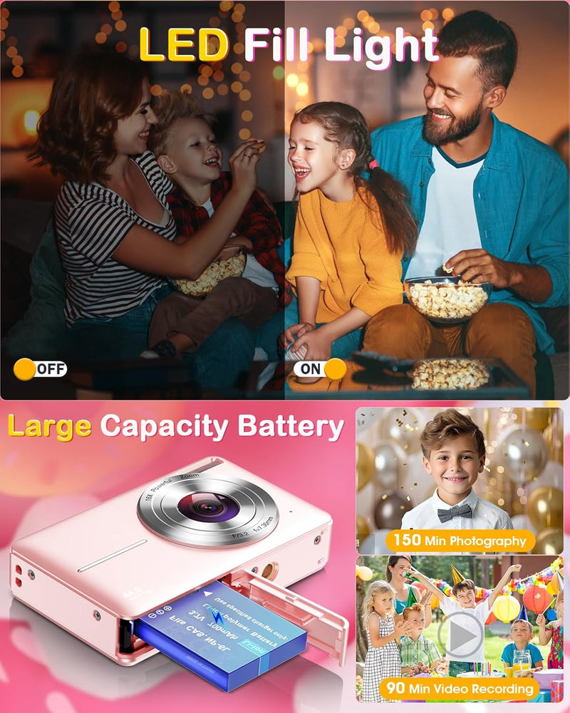 Digital Camera for Kids with 32GB Card-16X Zoom - TUZZUT Qatar Online Shopping
