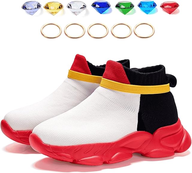 White Black Red Sneakers LV05 White Black Red Sneakers LV05