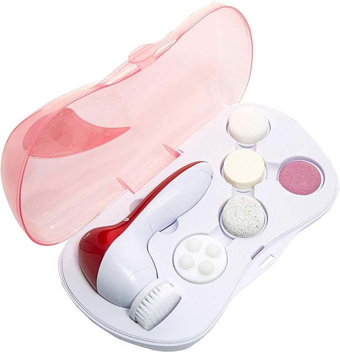 6 in 1 Facial Cleansing Beauty Massager CNAIER AE-8782A - Tuzzut.com Qatar Online Shopping