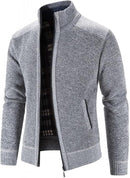 Men's Full Zip Flannel Lining Cardigan MC885 - TUZZUT Qatar Online Shopping