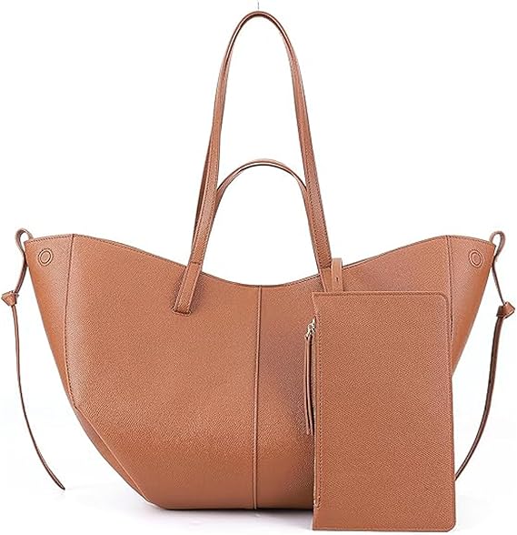 Faux Leather Tote Bag for Women 10263392 - TUZZUT Qatar Online Shopping
