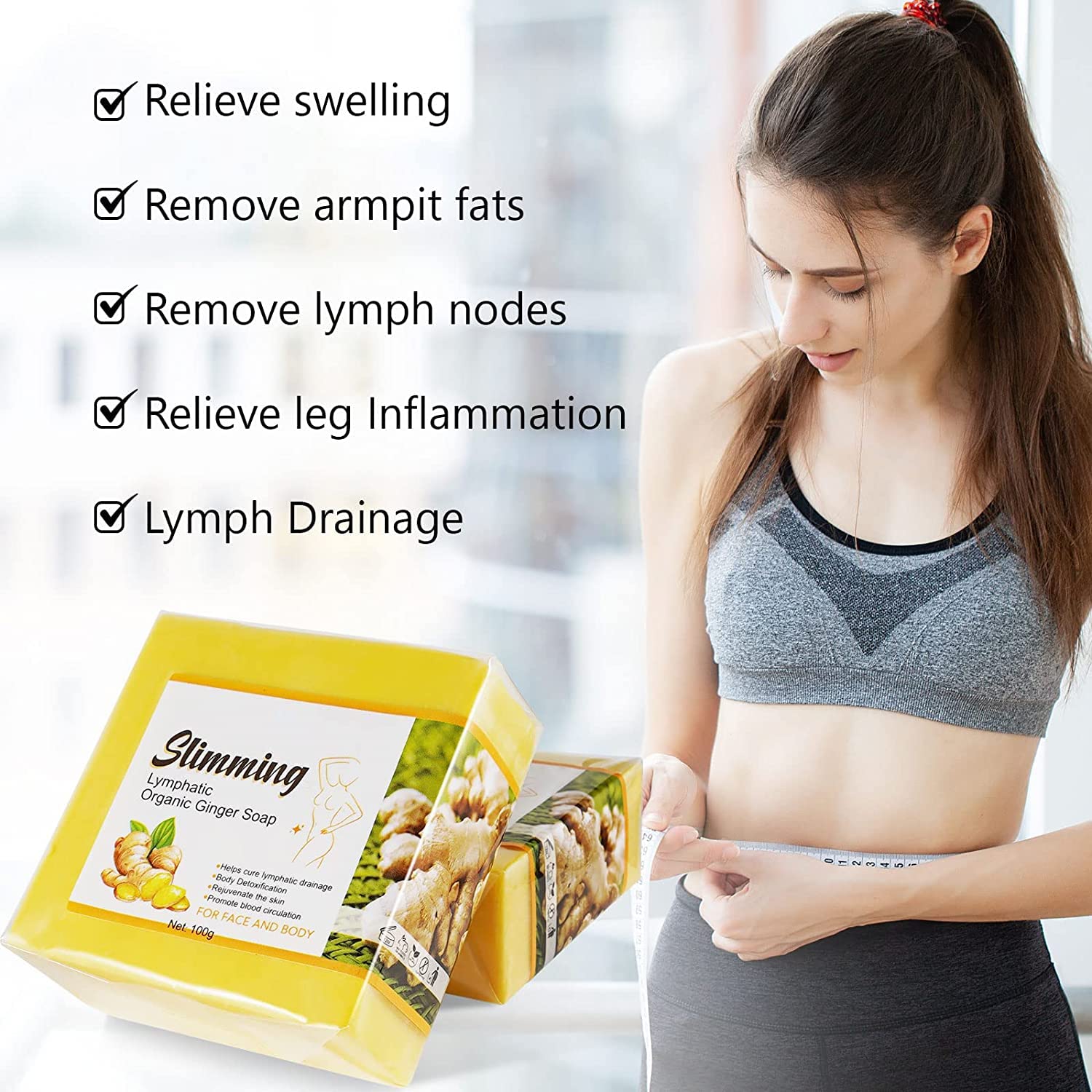 Ginger Bar Soap, Ginger Soap, Natural Ginger Soap for Swelling and Pain Relief Ginger Bar Soap, Ginger Soap, Natural Ginger Soap for Swelling and Pain Relief