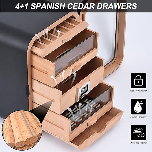 Desktop Cabinet Cigar Humidor