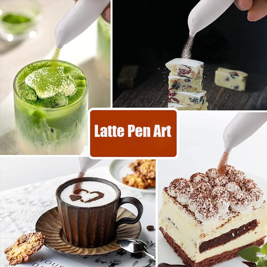 Electric Coffee Pen Spice Pen for Latte Electric Coffee Pen Spice Pen for Latte