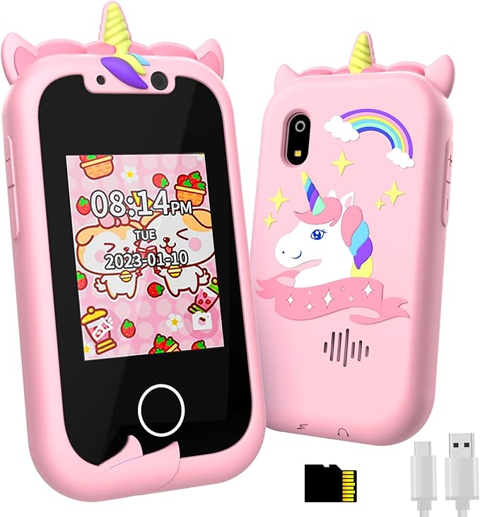 Bymetoy Kids Smart Phone for Kids Boys Girls, Toys Cell Phone - TUZZUT Qatar Online Shopping