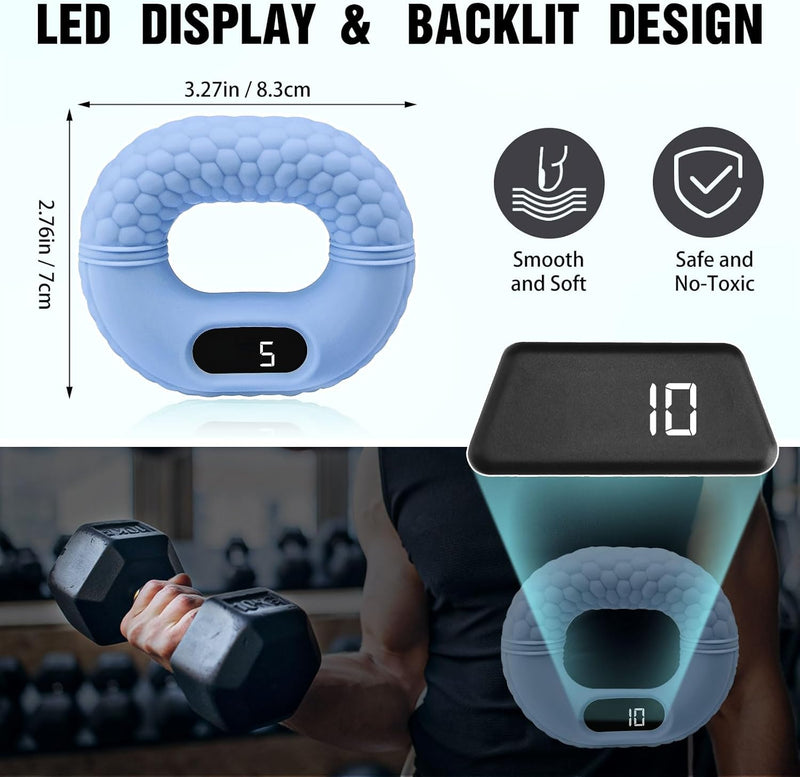 Hand Muscle Developer Grip Ring - TUZZUT Qatar Online Shopping