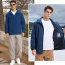 Men's Windproof Waterproof Jacket EXP1086 - TUZZUT Qatar Online Shopping