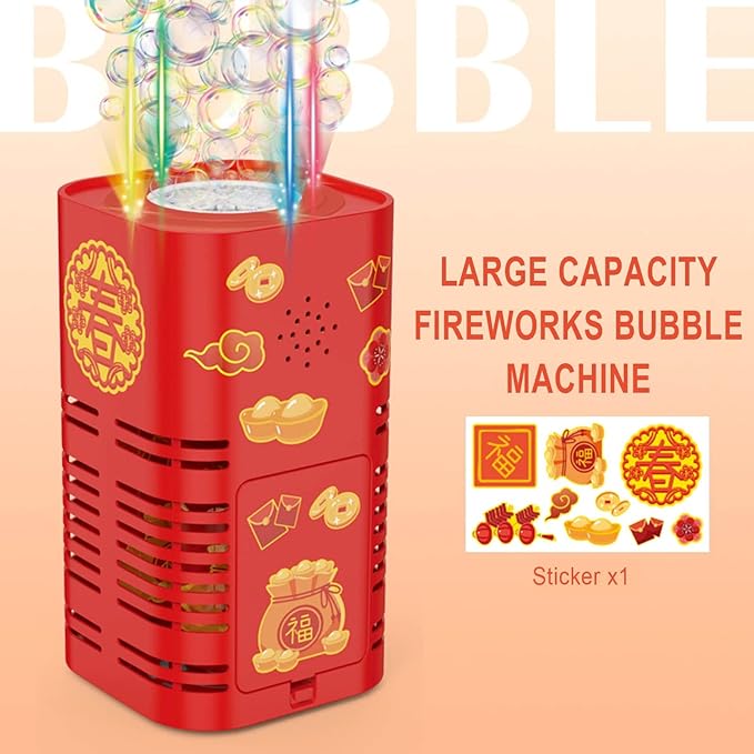 Portable Firework Bubble Machine Portable Firework Bubble Machine