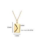 For Women Custom Envelope Locket Necklace Love Letter Pendant Jewelry Charm Gift X801038 - TUZZUT Qatar Online Shopping