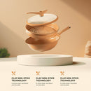 HomeEssentials Non-Stick Iron Pressure Cooker with Steamer Basket - TUZZUT Qatar Online Shopping