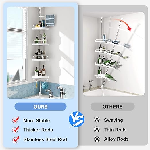 4 Tier Multi-Corner Shelf 4 Tier Multi-Corner Shelf
