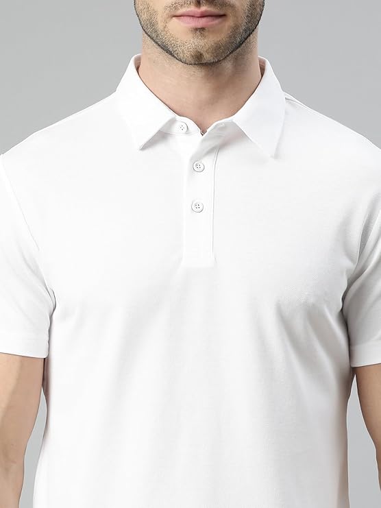 Polo T Shirt White TS6565 Polo T Shirt White TS6565