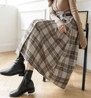 Wool Blend Midi Skirt 70997 - TUZZUT Qatar Online Shopping