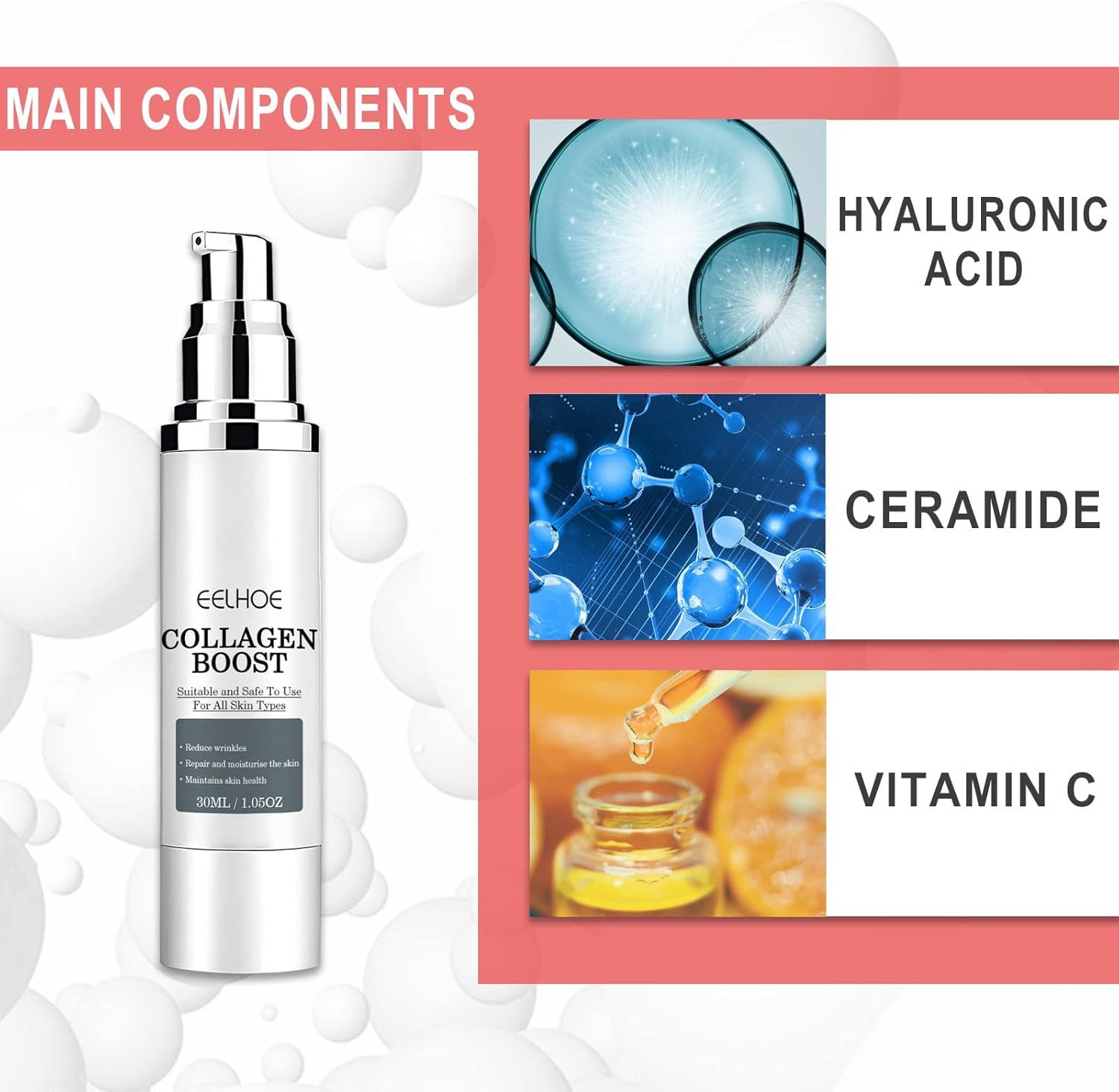 EELHOE Collagen Boost Anti-Aging Serum 30ml EELHOE Collagen Boost Anti-Aging Serum 30ml