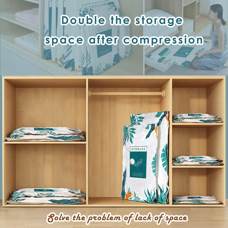 Vacuum Reusable Compression Bag For Storage Organizing Clothes - Tuzzut.com Qatar Online Shopping
