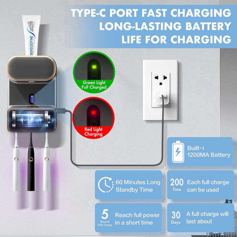 Automatic Toothpaste Dispenser - TUZZUT Qatar Online Shopping