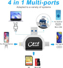 Multi-Port 4 in 1 Universal SD TF Card Reader - TUZZUT Qatar Online Shopping