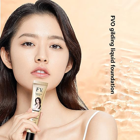 FVO Liquid Foundation Glowing Concealer Cream, Waterproof And Sweatproof, Hydrate and Brighten, Radiant & Healthy Looking Skin, Skin Perfecting (Hydrate and brighten skin) FVO Liquid Foundation Glowing Concealer Cream, Waterproof And Sweatproof, Hydrate and Brighten, Radiant & Healthy Looking Skin, Skin Perfecting (Hydrate and brighten skin)