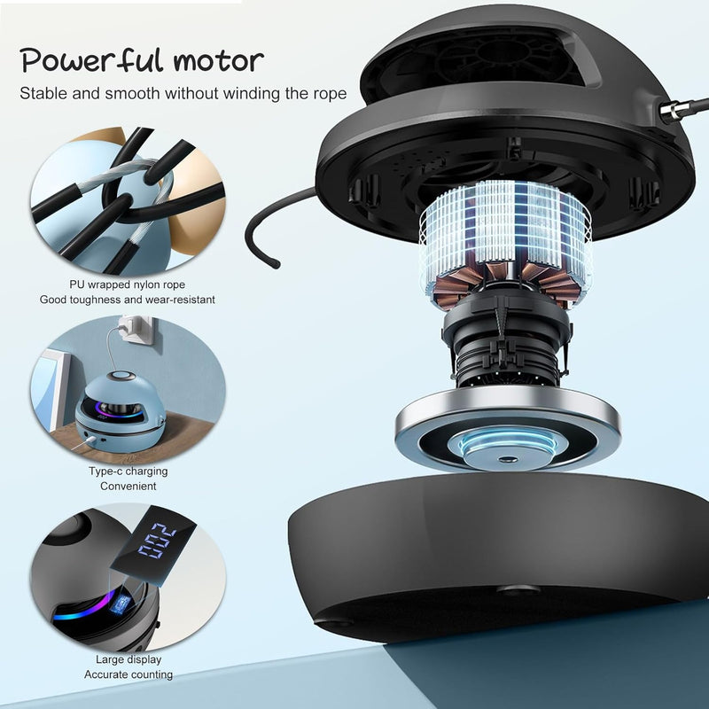 Music Intelligent Rope Skipping Machine HB-002 - TUZZUT Qatar Online Shopping