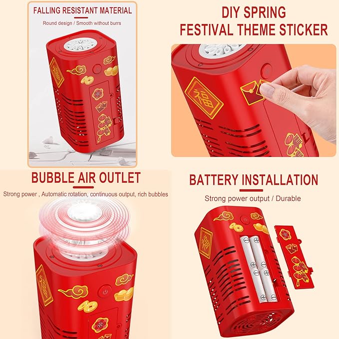 Portable Firework Bubble Machine Portable Firework Bubble Machine
